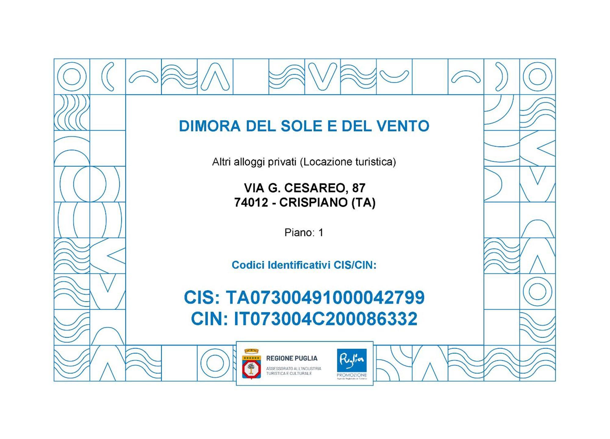 Dimora Del Sole E Del Vento Apartment Crispiano ภายนอก รูปภาพ